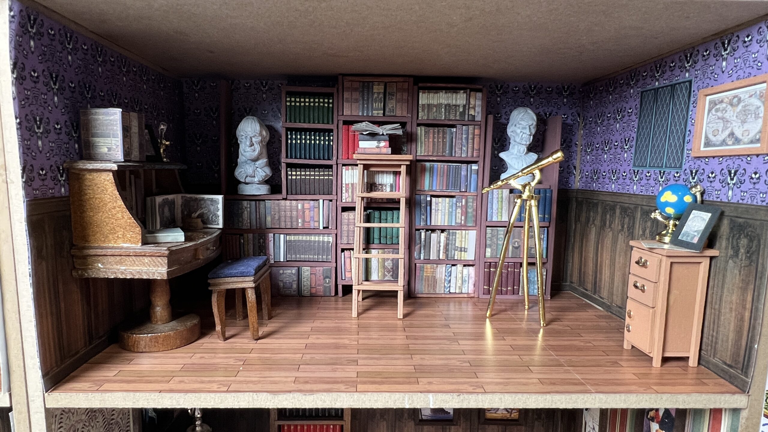 The Quest to Build My Own Haunted Mansion… Ghost Library Done