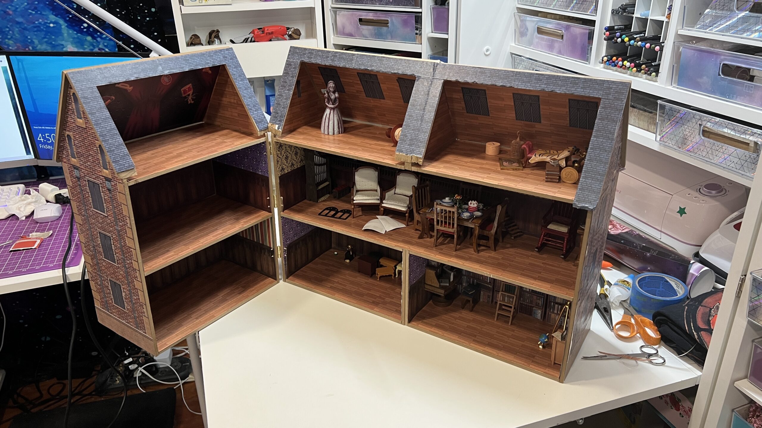 The Quest to Build a Haunted Mansion Dollhouse…A New Wing is Added