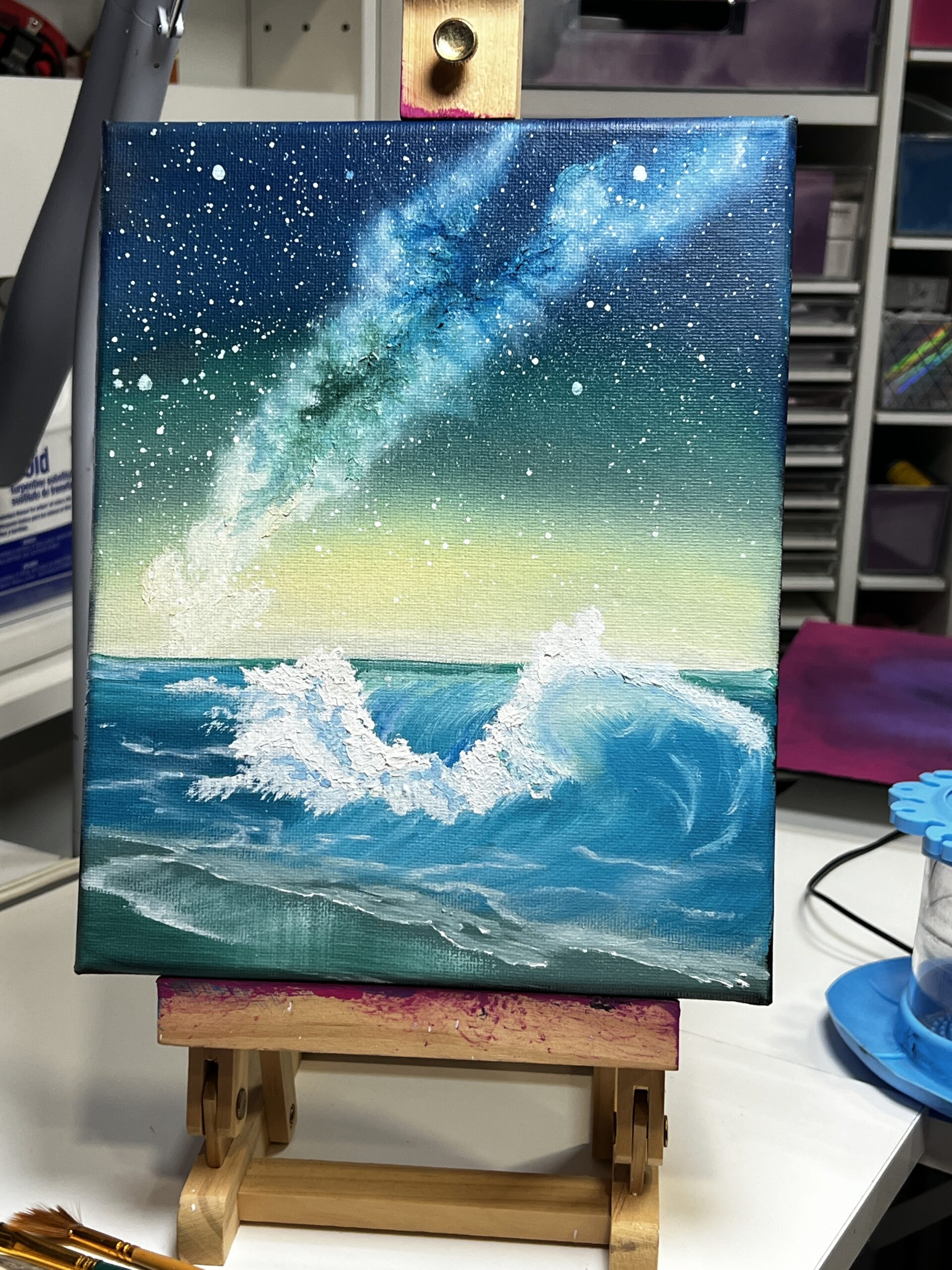 The Quest to Show the Progression of My Milky Way Painting