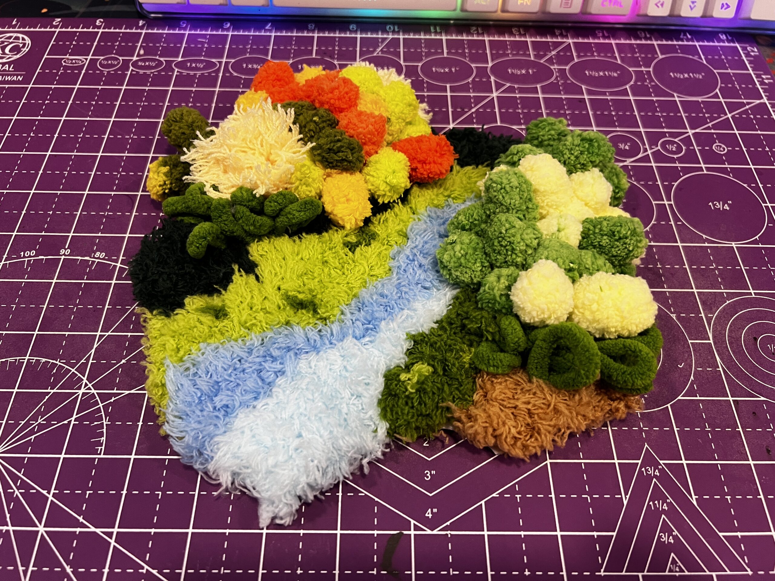 My January Craft Pick: Moss Latch Hook Coasters